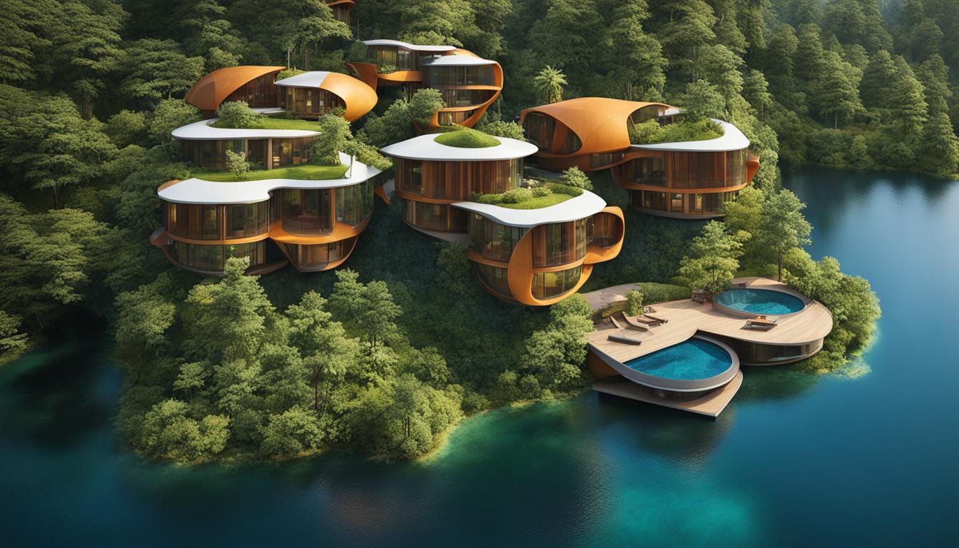 Arquitectura innovadora de residencias turísticas